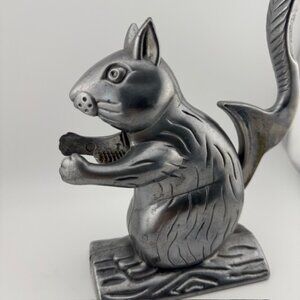 Vintage Cast Aluminum Squirrel Nut Cracker